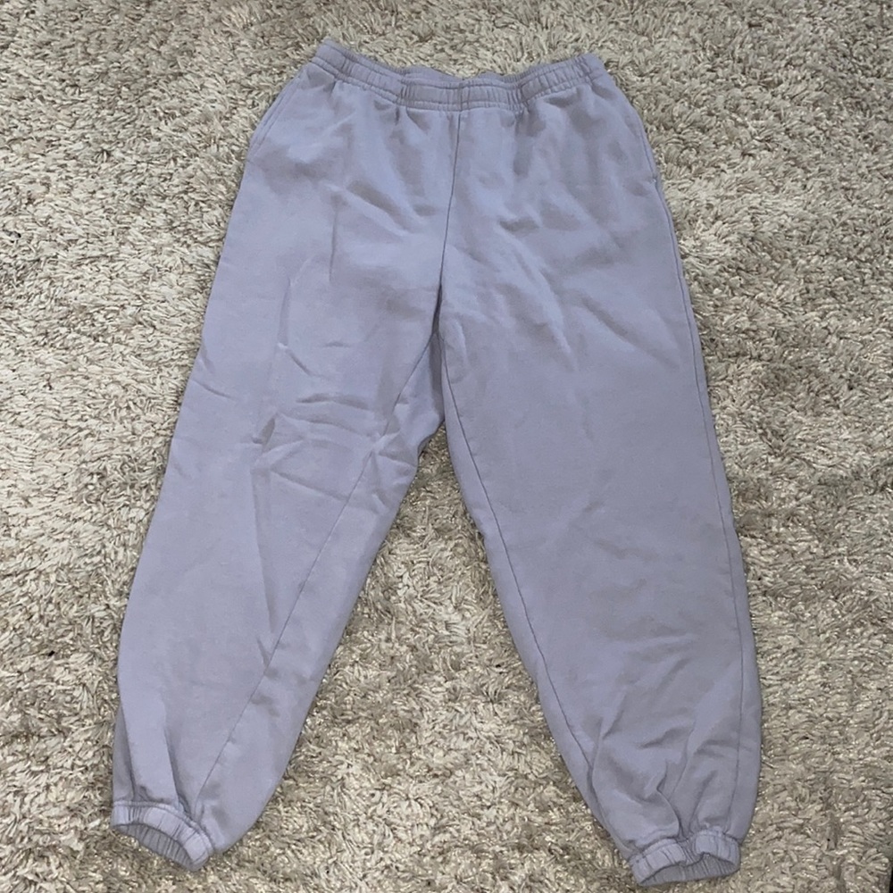 Purple sweatpants